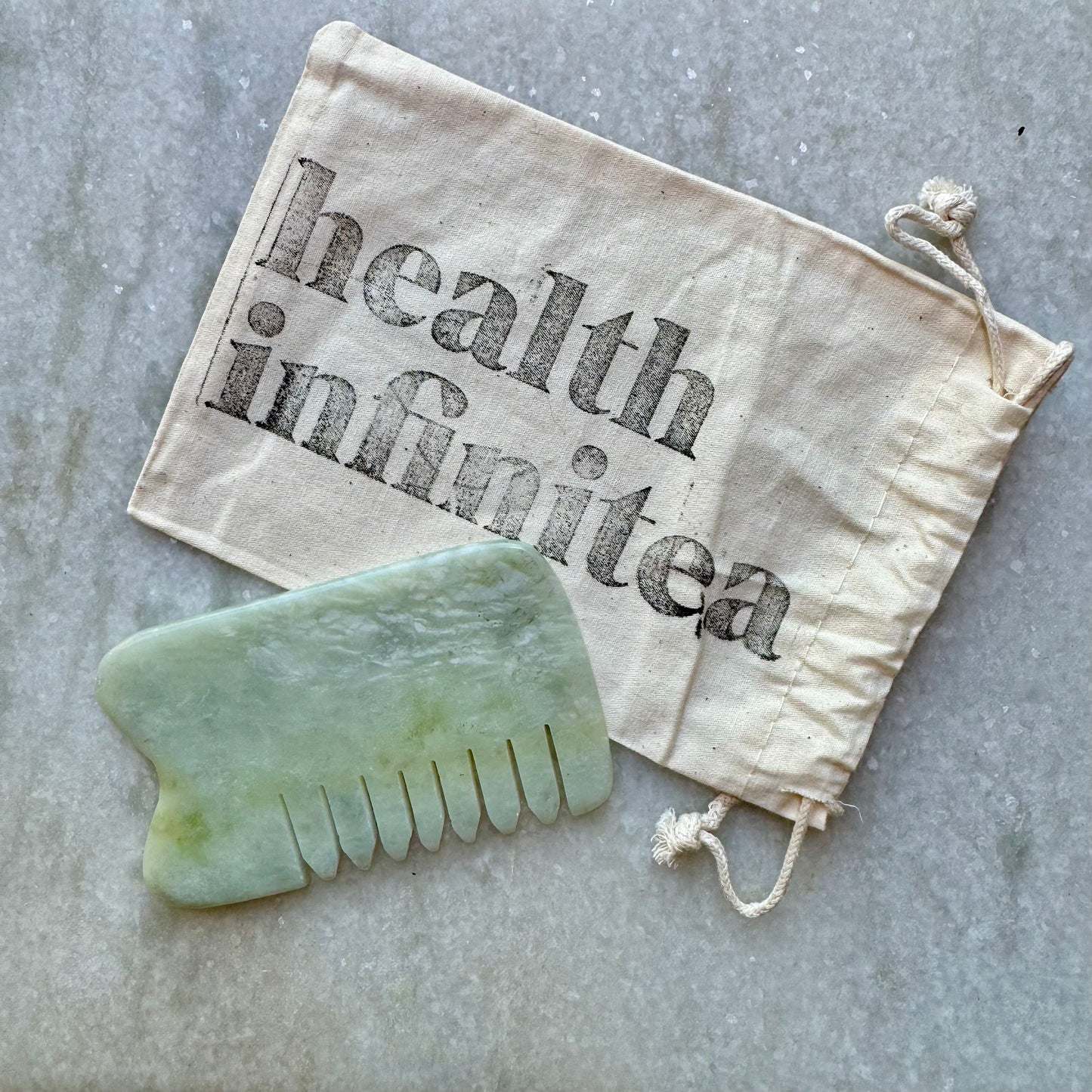 Jade Gua Sha Comb