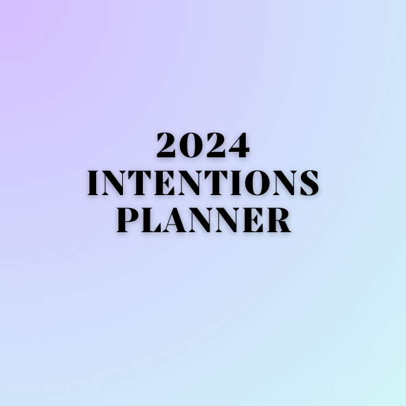 2024 Intentions Planner